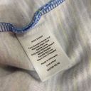 Talbots Shirt Dress Summer Cotton Knit Size Medium Blue Nautical Stripe Photo 11