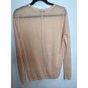 Maison Scotch  Sheer Peach Cover Up Long Sleeve Sweater Size 3 (medium 8) Photo 5