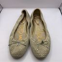 Sam Edelman  Felicia Sz 8 Tan Cream Suede Leather Slip on Ballet Flat Great Cond Photo 0