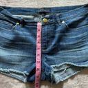 Juicy Couture  Womens Blue Denim Jean short shorts cut off Size 30 Photo 8