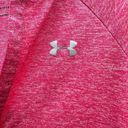 Under Armour  Tech Twist Hoodie Henley Pink Long Sleeve Shirt Sz S Photo 2