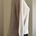 Loft Beige Bell Sleeves Turtleneck Sweater SZ M Good Condition Photo 2