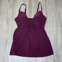 MiracleSuit  Women's Shiraz Rock Solid Marina Tankini Top w/ Underwire Bra sz 10 Photo 1