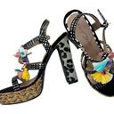 Betsey Johnson  Marcy Embellished Espadrille Platform Heels Photo 0