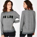 Sweaty Betty  London Split Hem Long Sleeve Sweater in Gray | XS Photo 1