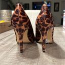 Nine West  women’s 4” animal print/fur heels   NWOT Photo 3