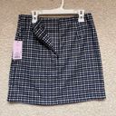 Wild Fable Blue plaid pencil skirt Photo 3