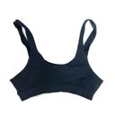 Good American  Essential Lounge Black Scoop Bra Size 1 Small Photo 6