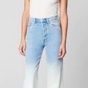 BLANK NYC The Baxter Toned Down Ombre Cropped Straight Leg Jeans 25" NWT Photo 2