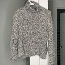 Madewell NWT  Wide Rib Turtleneck Sweater Marled Cookies and Cream Photo 1