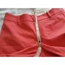 J.Crew   Stretch Pants Crop Straight Side Zip Salmon Color Womens Size 2 Photo 6