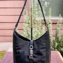 Gucci  Black Canvas Fabric Jackie Shoulder Bag Photo 0