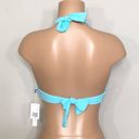 Bleu Rod Beattie  aqua smocked bikini top. 12. NWT Photo 3