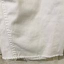 Bermuda Emanuel Ungaru denim white  shorts with pockets raw hem womens Size 10/44 Photo 3