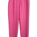 ZARA  Pleated Stretch Knit High Waist Slim Fit Casual Trousers Pockets S Pink Photo 0