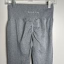 NVGTN Women's  Size Medium Light Grey Scrunch Seamless High Rise Leggings Photo 1