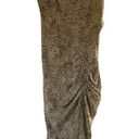 BB Dakota  Y2K Boho Chic Leopard Midi Dress, V-Neck, Party Mid-Length Tan 4 NWOT Photo 0