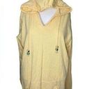 Artisan XXL  Hooded Spring Summer Yellow Hoodie Top Lightweight Photo 0