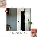 SKIMS  dress, black, size small. Photo 1