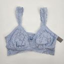 Aerie  Pastel Blue Bralette NWT Bra Lace Adjustable Size M Photo 0