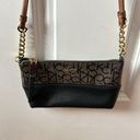 Calvin Klein  Black Brown Logo Crossbody Bag Photo 2