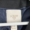 J.Crew  Factory Suiting Wool Striped Tweed Full Zip Jacket Blue Women’s Size 4 Photo 6