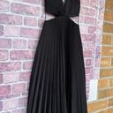 Abercrombie & Fitch Abercombie satin pleated cutout maxi dress XS Photo 3