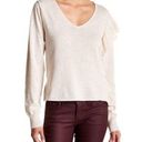 John + Jenn  Women’s Asymmetrical Ruffle Sweater Photo 0