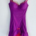 Victoria's Secret Victoria’s Secret Y2K Lingerie Dress Petticoat Purple Pink Sz 34C Photo 0