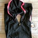 Dereon Cropped Jumpsuit Hooded Black Size XL Photo 4
