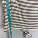 Aerie NEW  Striped Green Ribbed Crop Drawstring Tank Cami Top 2XL NWOT Photo 3