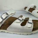 Birkenstock  Birki’s Florida White Birko-Flor Strappy Sandals Sz 7 Photo 4