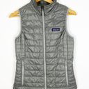 Patagonia Women's Size XS Grey Nano Puff Primaloft Puffer Vest Photo 0