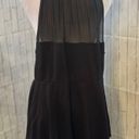 Torrid  Black High Neck Mesh Sweetheart Peplum Babydoll Stretch Top Sz 18/20 Photo 3