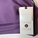 Shade & Shore  Dusty Purple Longline Cut Out Crisscross Bikini Top Size 34B New! Photo 7