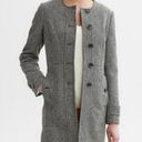 Banana Republic  Houndstooth Wool Coat Black & White Medium Photo 0