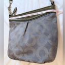 Coach Vintage 90s Y2K  Ashley Dotted Op Art Hippie Crossbody Bag - Grey/Pink Photo 9