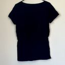 Tommy Hilfiger  Black Short Sleeve Top - Size: Large Photo 5