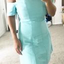 DO+BE {} NWT Off Shoulder Blue Formal Dress Photo 2