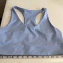 Zella Z By  Womens Re-Gen Long Line Sports Bra Blue Stretch Racerback LARGE Photo 8