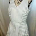 Apt. 9  Women’s Size 8 White Lacey Sleeveless Fit & Flare Dress • Mesh Texture NWT Photo 1