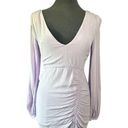 L'Academie  Pearl Ruched Dress in Lilac Size S Photo 7