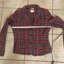 American Eagle Y2K Plaid  Blazer Photo 5