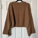 SheIn  Cropped Wide Sleeve Sweater - Size L Photo 4