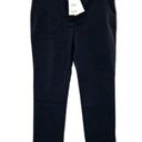 Mango  Womens Trouser Black Cotton Cropped Straight Leg Pants New Photo 0