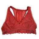 Aerie  Lightly Lined Lace Racerback Scallop Hem Bralette XL Photo 9