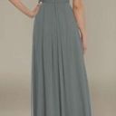 David's Bridal AW Vienna Bridesmaid Prom Formal Special Occasion Wedding Guest Dress, 6, Gray Photo 0