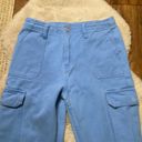 idem Ditto  Cargo Pants Women’s Size Small 26” Blue Denim Jeans Photo 2