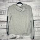 BCBGMAXAZRIA  Wool Blend Cowl Neck Leather Patch Sweater Sm Photo 1