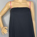 Isaac Mizrahi New York Black Spaghetti Strap or Strapless Shift Dress Size 10 Photo 1